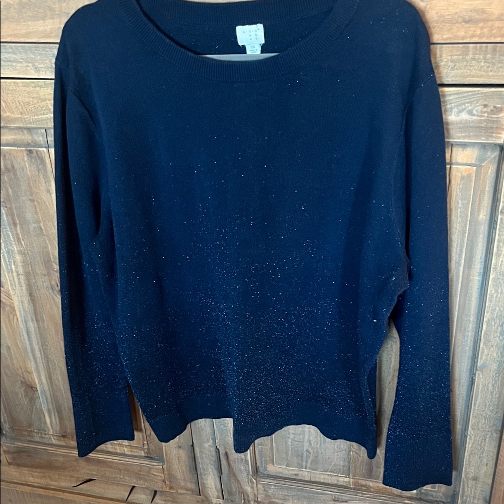 3/$12 Bundle and Save-  A new day Navy Blue Crew Neck Sweater